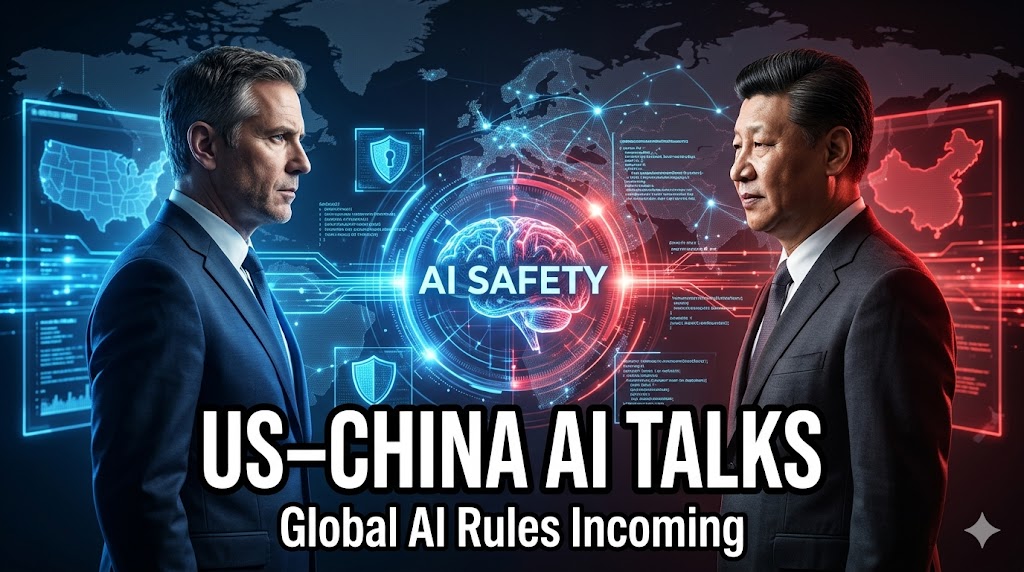 US-China AI Safety Discussions Begin as Global Pressure on AI Companies Grows